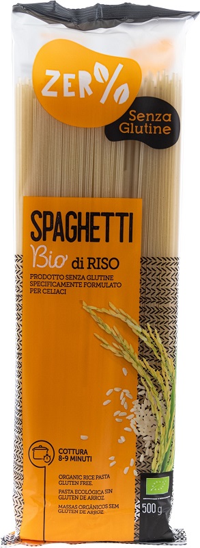 ZERO% GLUTINE PASTA RISO SPAGHETTI SENZA GLUTINE BIO 500 G - latuafarmacia.org