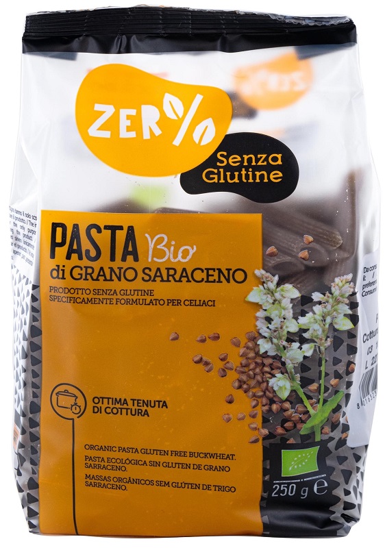 ZERO% GLUTINE PENNE GRANO SARACENO INTEGRALE 250 G - latuafarmacia.org