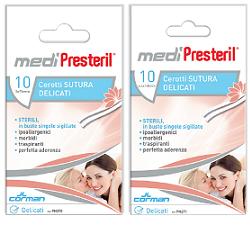 CEROTTO PER SUTURA MEDIPRESTERIL DELICATI TESSUTO NON TESSUTO 6,4X108MM 10 PEZZI - latuafarmacia.org