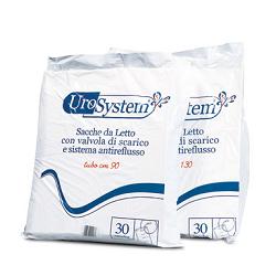 SACCA DI DRENAGGIO DA LETTO PER INCONTINENZA UROSYSTEM TUBO 90 CM CON SCARICO 30 PEZZI - latuafarmacia.org