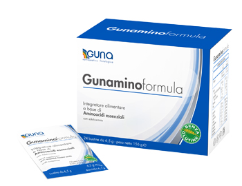 GUNAMINOFORMULA 24 BUSTINE 156 G - latuafarmacia.org