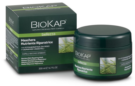BIOKAP BELLEZZA MASCHERA NUTRIENTE/RIPARATRICE 200 ML BIOSLINE - latuafarmacia.org