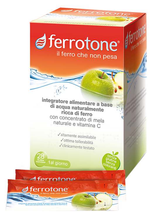 FERROTONE APPLE 28 SACCHETTI 25 ML - latuafarmacia.org