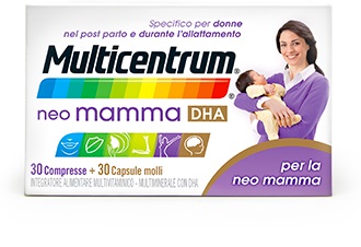 MULTICENTRUM NEO MAMMA DHA 30 COMPRESSE + 30 CAPSULE MOLLI - latuafarmacia.org