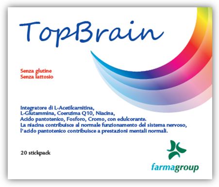 TOPBRAIN 20 STICK 4,5 G - latuafarmacia.org