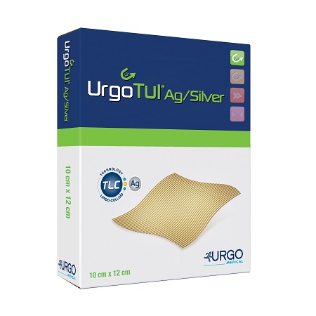 MEDICAZIONE STERILE URGOTUL AG/SILVER 10X12 CM 5 PEZZI - latuafarmacia.org