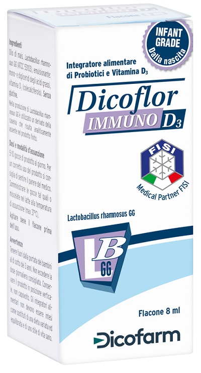 DICOFLOR IMMUNO D3 8 ML FLACONE - latuafarmacia.org