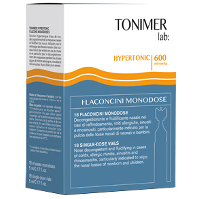 TONIMER LAB HYPERTONIC 18 FLACONCINI MONODOSE - latuafarmacia.org