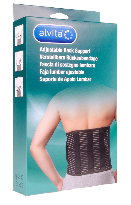 ALVITA FASCIA LOMBARE MISURA 3 CIRCONFERENZA 120-140 CM - latuafarmacia.org