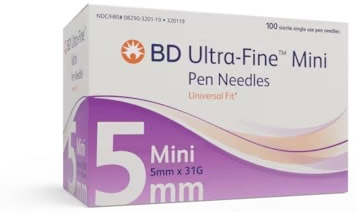 AGO PER PENNA DA INSULINA THINWALL BD GAUGE 31 5 MM 100 PEZZI - latuafarmacia.org