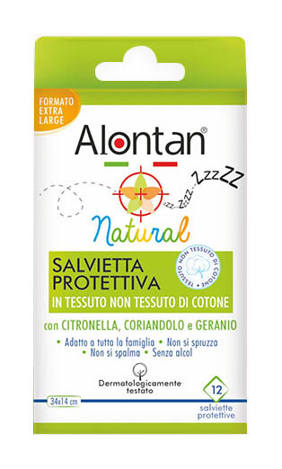 ALONTAN NATURAL SALVIETTA MONOUSO 12 PEZZI - latuafarmacia.org