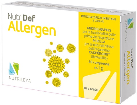 NUTRIDEF ALLERGEN 30 COMPRESSE - latuafarmacia.org