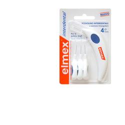 ELMEX INTERDENTAL SCOVOLINO INTERDENTALE 4 MM 6 TESTINE + MANICO - latuafarmacia.org