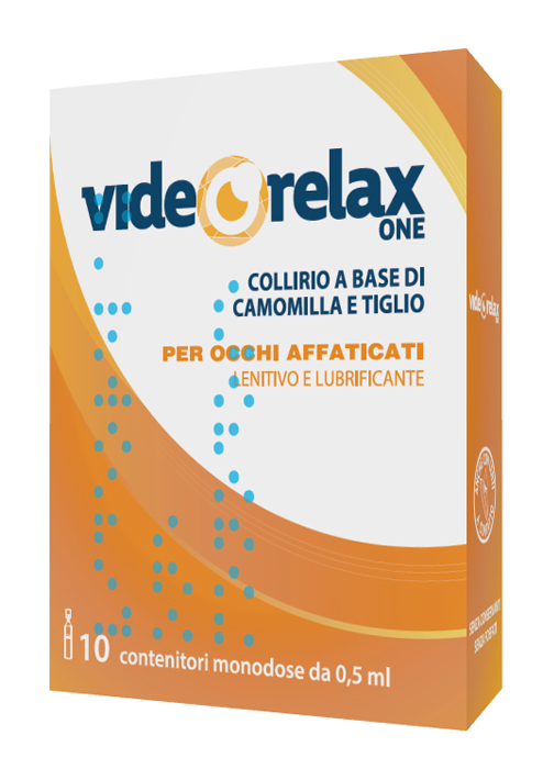 COLLIRIO VIDEORELAX ONE LENITIVO E LUBRIFICANTE OCCHI AFFATICATI 10 CONTENITORI MONODOSE 0,5 ML - latuafarmacia.org