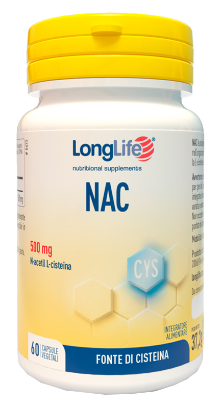 LONGLIFE NAC 60 CAPSULE VEGETALI - latuafarmacia.org