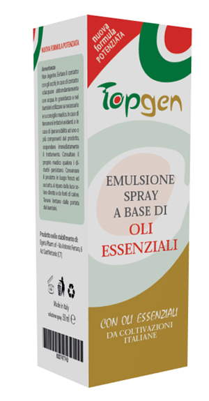 TOPGEN EMULSIONE SPRAY A BASE DI OLI ESSENZIALI 50 ML - latuafarmacia.org
