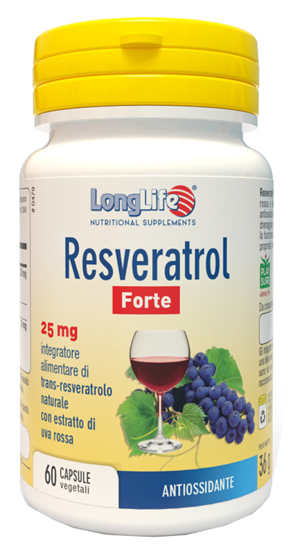 LONGLIFE RESVERATROL FORTE 60 CAPSULE - latuafarmacia.org