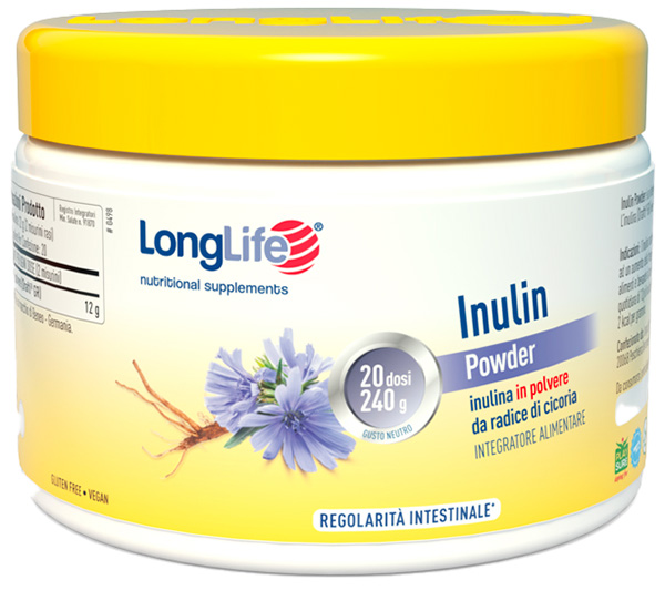 LONGLIFE INULINA POWDER 240 G - latuafarmacia.org