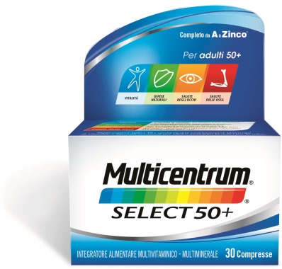 MULTICENTRUM SELECT 50+ 30 COMPRESSE - latuafarmacia.org
