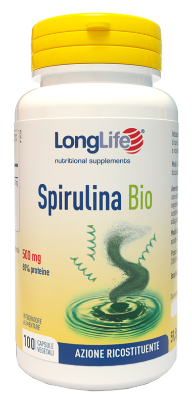 LONGLIFE SPIRULINA BIO 500 MG 100 CAPSULE VEGETALI - latuafarmacia.org