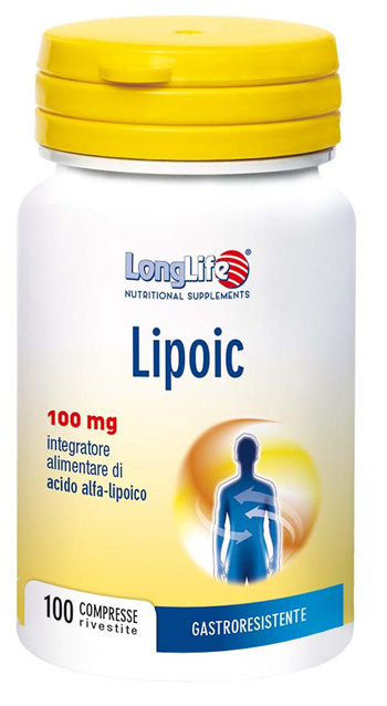 LONGLIFE LIPOIC 100 MG 100 CAPSULE RIVESTITE DA 400 MG - latuafarmacia.org
