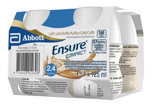ENSURE COMPACT CAFFE 4 BOTTIGLIE DA 125 ML - latuafarmacia.org