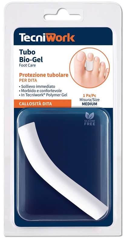 BIOGEL FASCETTA TUBOLARE GEL DITA PIEDI MEDIUM 1 PEZZO - latuafarmacia.org