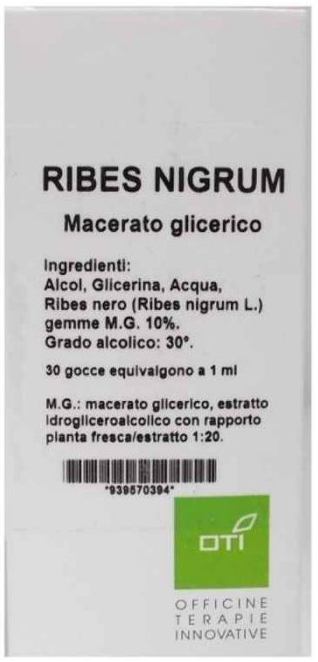 RIBES NIGRUM MACERATO GLICERICO 10% GOCCE 100ML - latuafarmacia.org