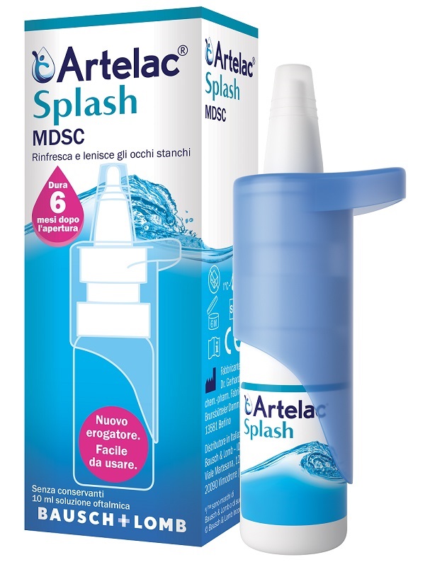 ARTELAC SPLASH MULTIDOSE GOCCE OCULARI FLACONE 10 ML - latuafarmacia.org