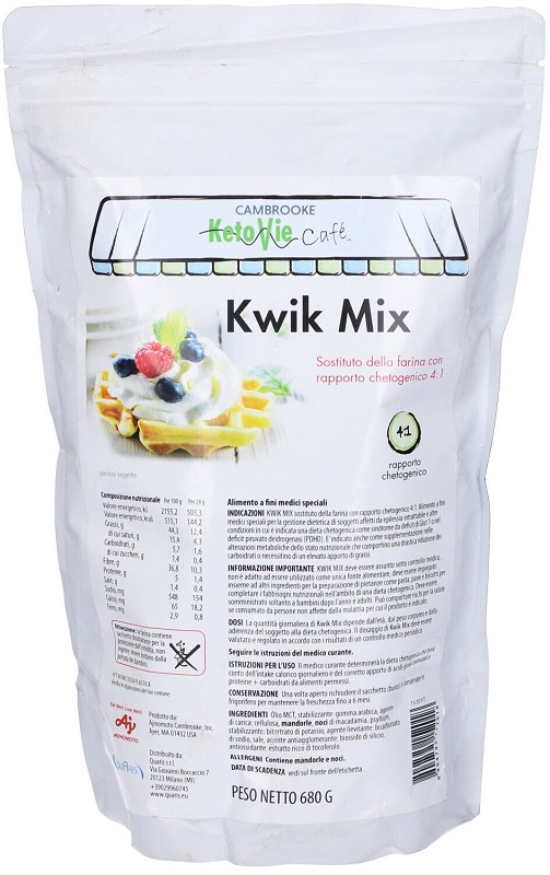 KETOVIE CAFE' KWIK MIX SOSTITUTO FARINA 680 G - latuafarmacia.org
