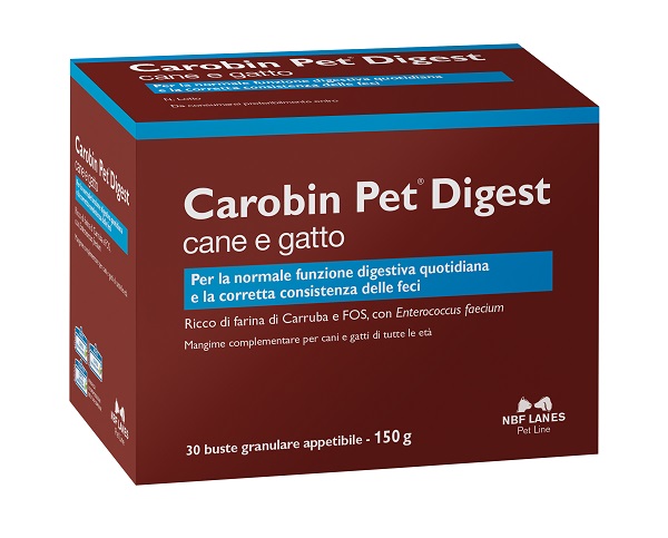 CAROBIN PET DIGEST GRANULARE 30 BUSTE DA 5 G - latuafarmacia.org