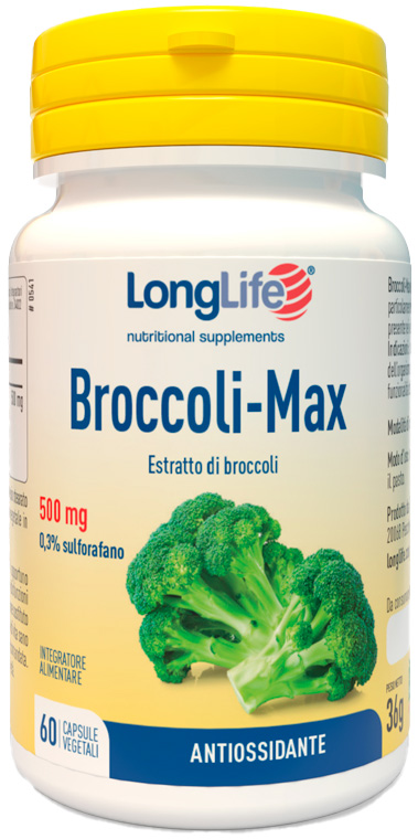 LONGLIFE BROCCOLI MAX 60 CAPSULE - latuafarmacia.org