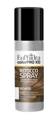 EUPHIDRA COLORPRO XD TINTURA RITOCCO SPRAY CAPELLI BIONDO 75 ML - latuafarmacia.org