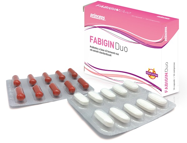 FABIGIN DUO 10 CAPSULE 10 COMPRESSE - latuafarmacia.org
