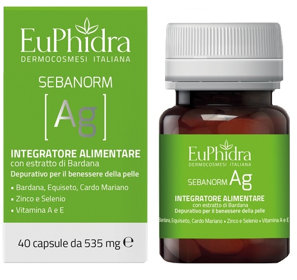 EUPHIDRA SEBANORM AG 40 CAPSULE - latuafarmacia.org