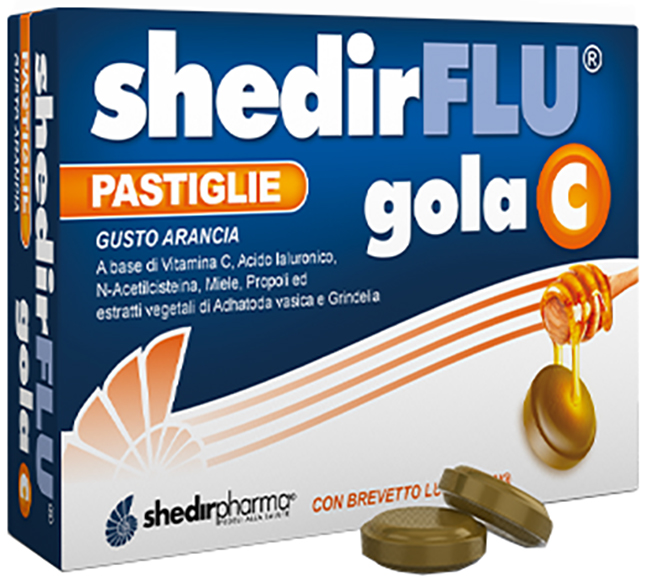 SHEDIRFLU GOLA C ARANCIA 36 PASTIGLIE - latuafarmacia.org
