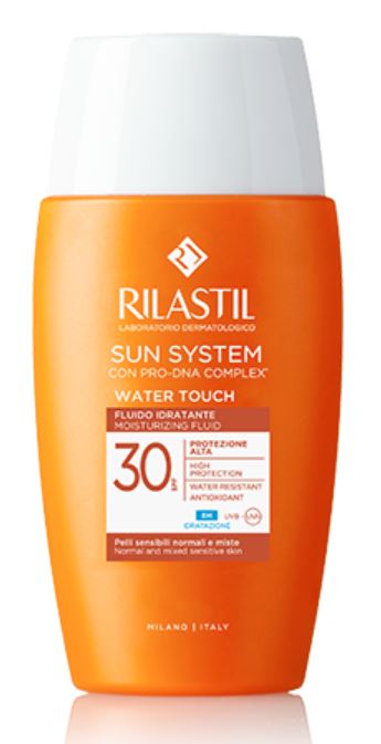 RILASTIL SUN SYSTEM WATER TOUCH FLUIDO SPF30 50 ML - latuafarmacia.org