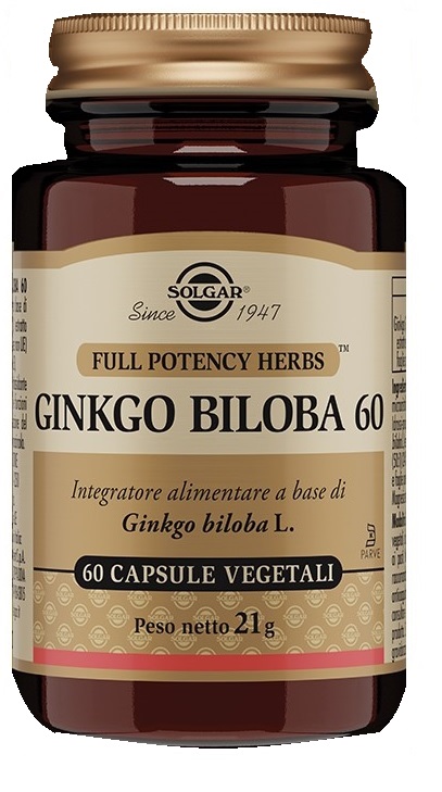 GINKGO BILOBA 60 60 CAPSULE VEGETALI - latuafarmacia.org