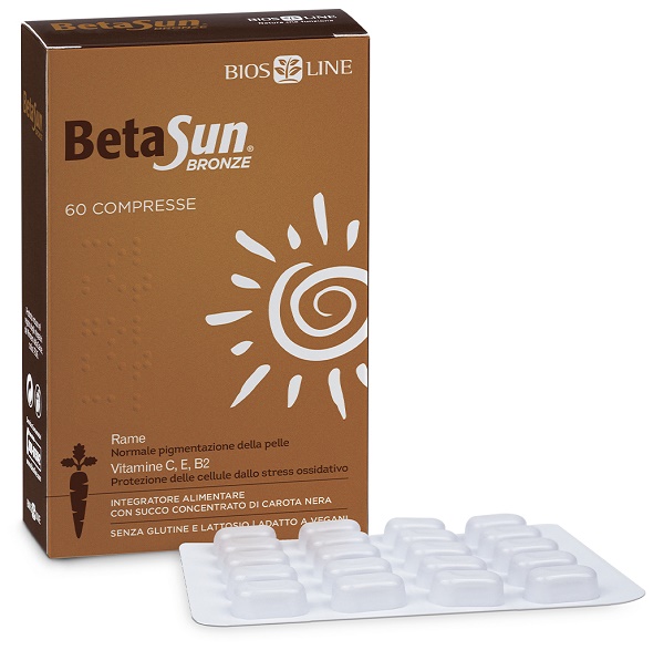 BIOSLINE BETASUN BRONZE 60 COMPRESSE - latuafarmacia.org