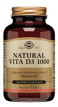 NATURAL VITA D3 1000 100 PERLE SOFTGEL - latuafarmacia.org