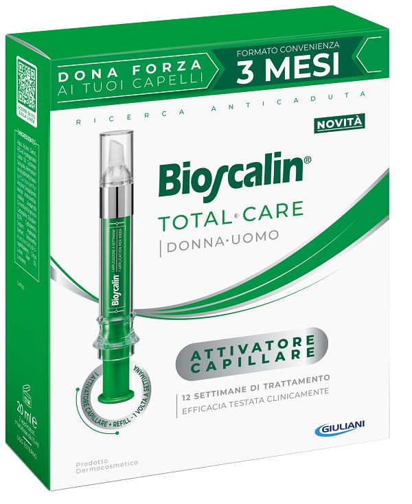 BIOSCALIN TOTAL CARE ATTIVATORE CAPILLARE 2 APPLICATORI MULTIDOSE X 10 ML - latuafarmacia.org