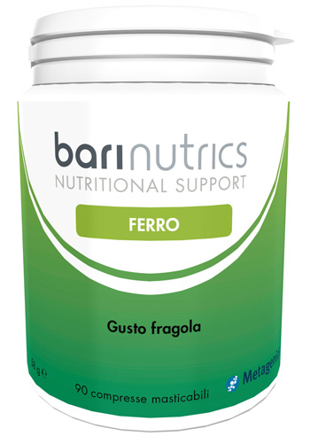 BARINUTRICS FERRO FRAGOLA ITA 90 COMPRESSE - latuafarmacia.org