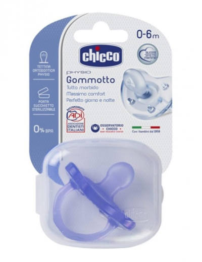 CHICCO GOMMOTTO IN SILICONE COLOR 0-6 MESI 1 PEZZO - latuafarmacia.org