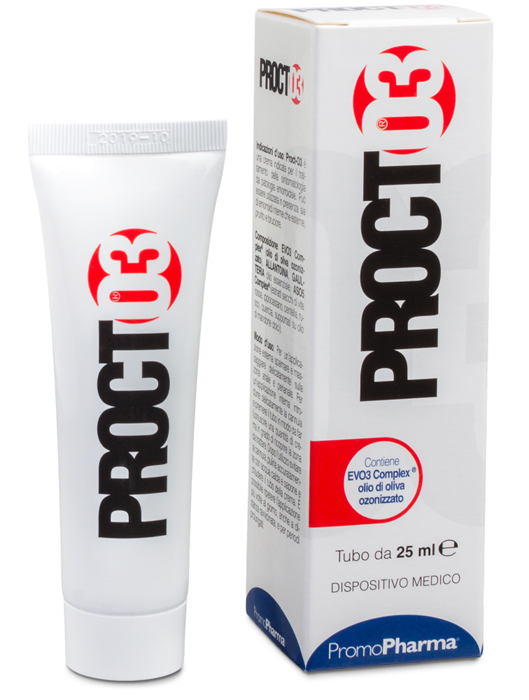 PROCTO3 CREMA PER TRATTAMENTO EMORROIDI 25 ML - latuafarmacia.org