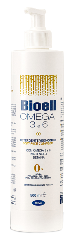 BIOELL OMEGA 3-6 DETERGENTE VISO / CORPO AGLI OMEGA 3 E 6 - latuafarmacia.org