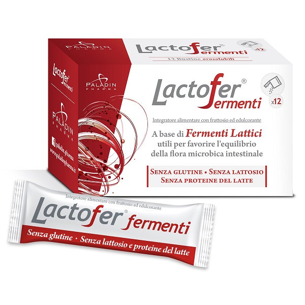 LACTOFER FERMENTI 12 BUSTINE OROSOLUBILI - latuafarmacia.org