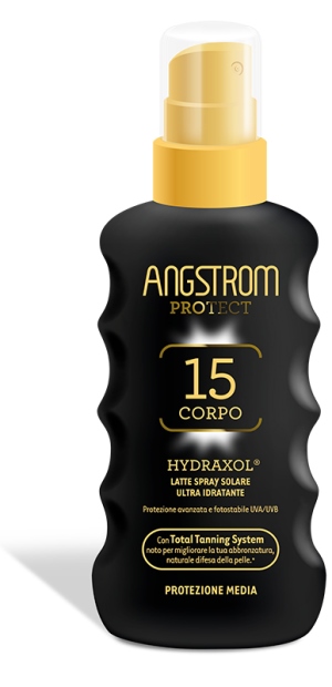 ANGSTROM PROTECT HYDRAXOL LATTE SPRAY SOLARE PROTEZIONE 15 175 ML - latuafarmacia.org