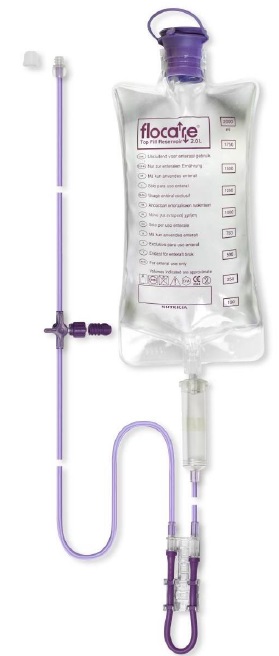 FLOCARE SACCA CON DEFLUSSORE DA 2 LITRI PER NUTRIPOMPA INFINITY - latuafarmacia.org