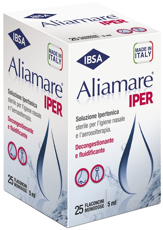 ALIAMARE IPER 25 FLACONCINI IPERTONICI DA 5 ML - latuafarmacia.org