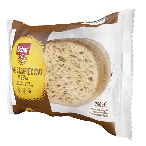SCHAR PANE CASERECCIO AI SEMI SENZA LATTOSIO 250 G - latuafarmacia.org